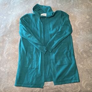 Cherie Bliss Teal Cardigan (Fits Like M)